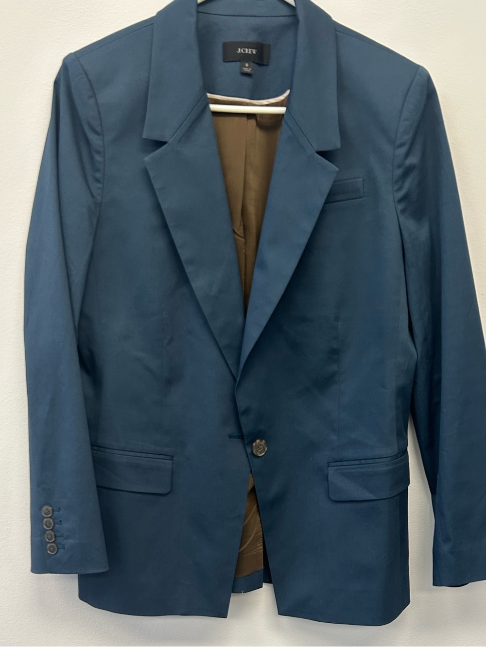 J. Crew Womenโs Single-Button Blazer